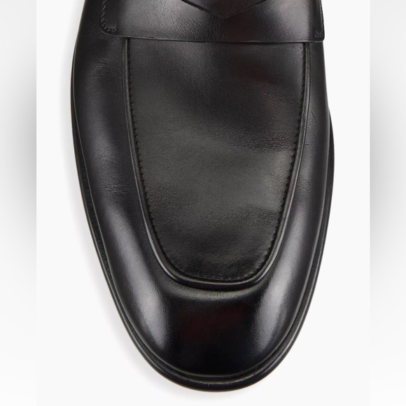 NEW w/o box Salvatore Ferragamo FERRAGAMO Funes Loafers black Italian Leather - Picture 5 of 14